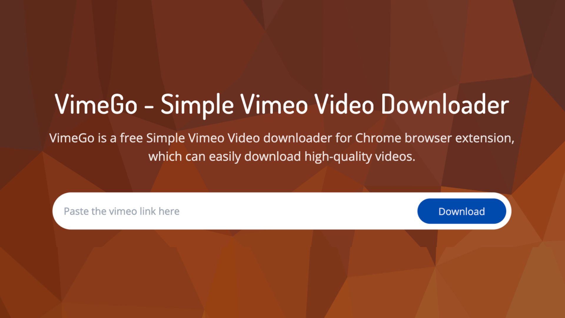 Vimego screenshot