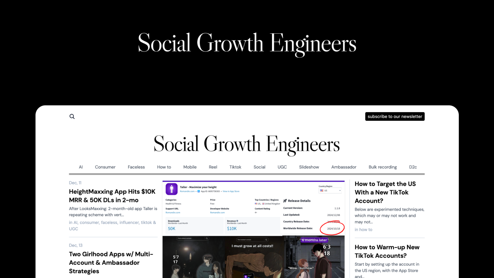 Social Growth Engineers screenshot