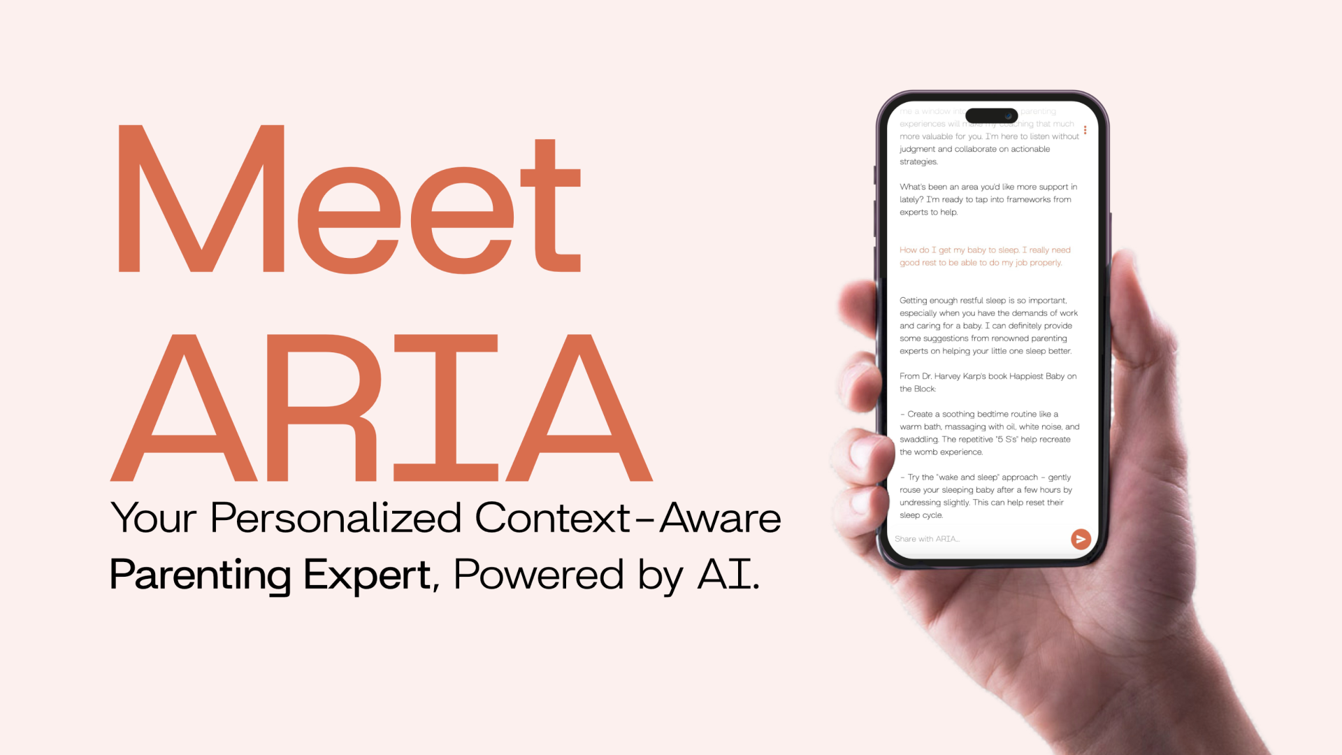 ARIA - AI Parenting Support screenshot