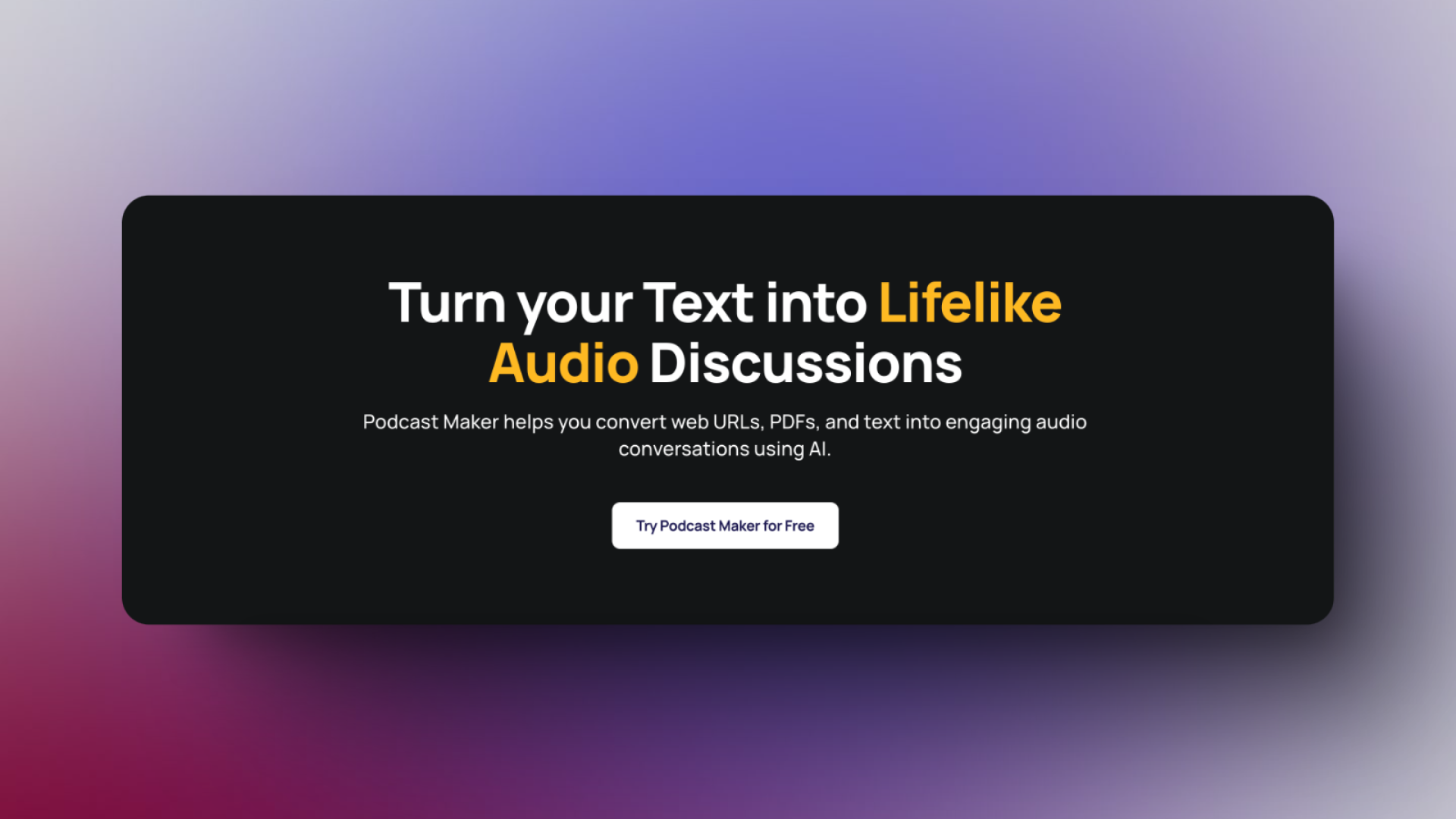Podcast Maker screenshot