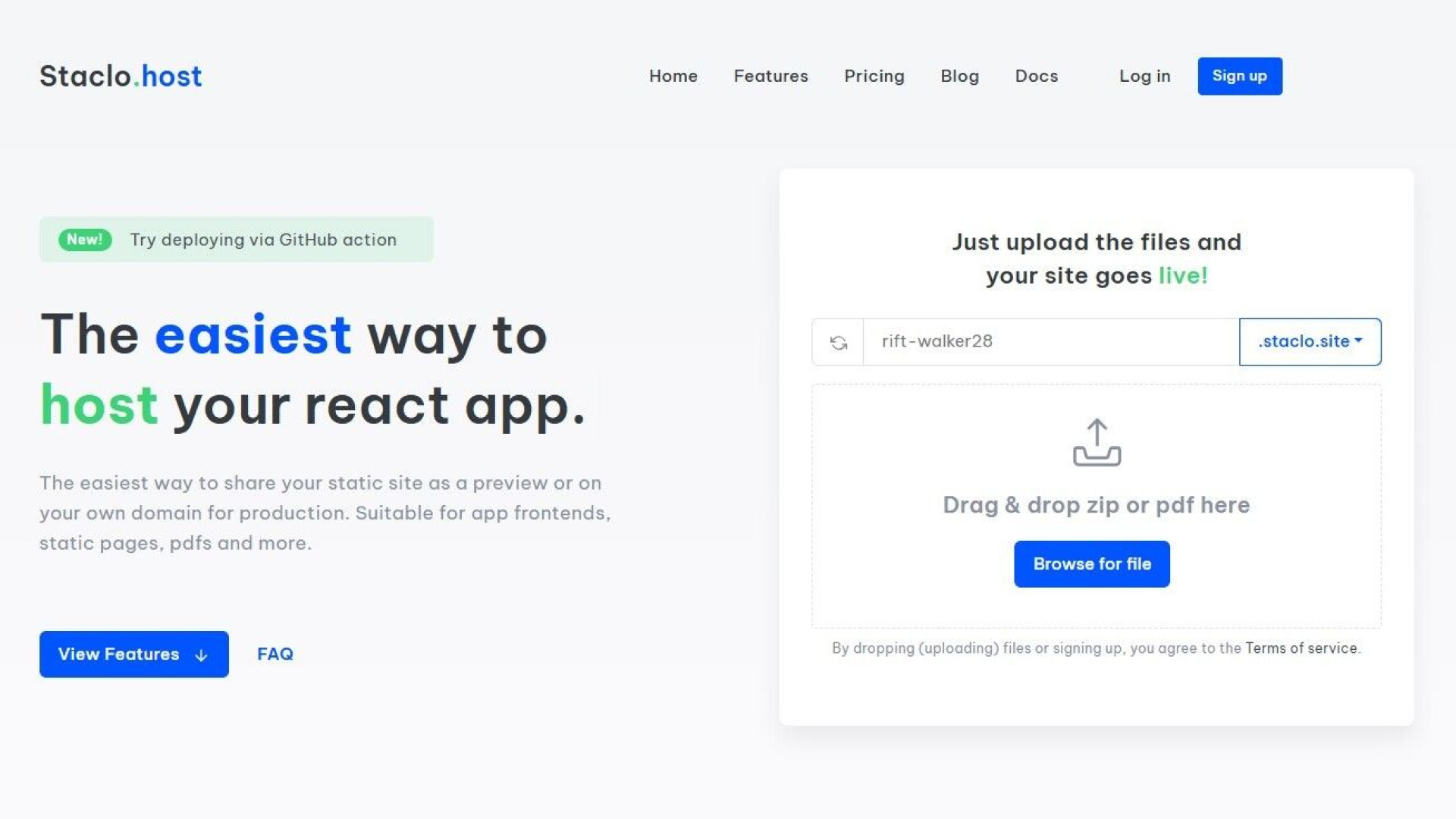 Staclo Host screenshot