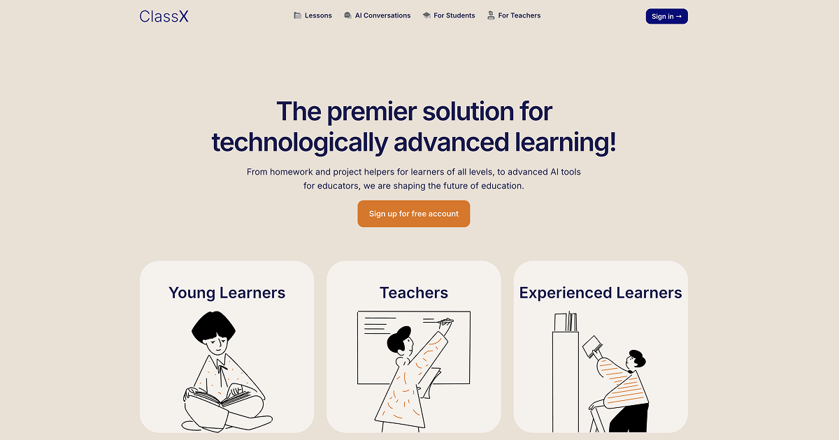 ClassX screenshot