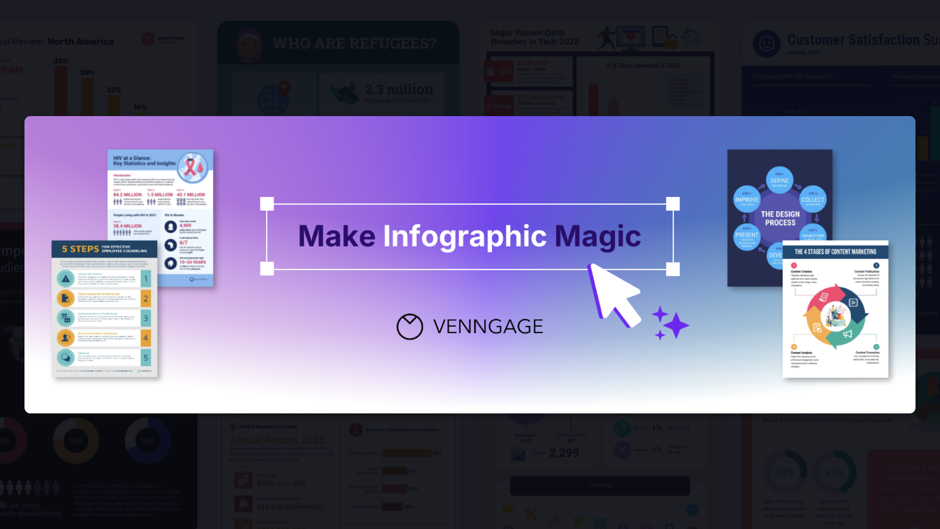 Venngage AI Infographic Generator screenshot