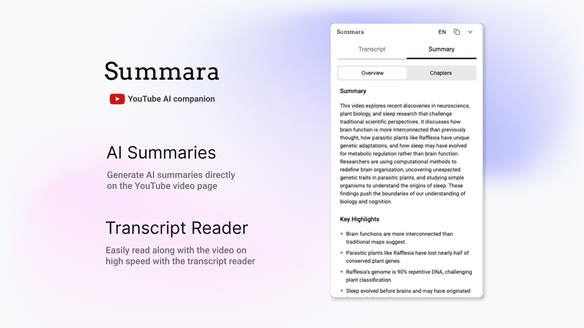 Summara screenshot