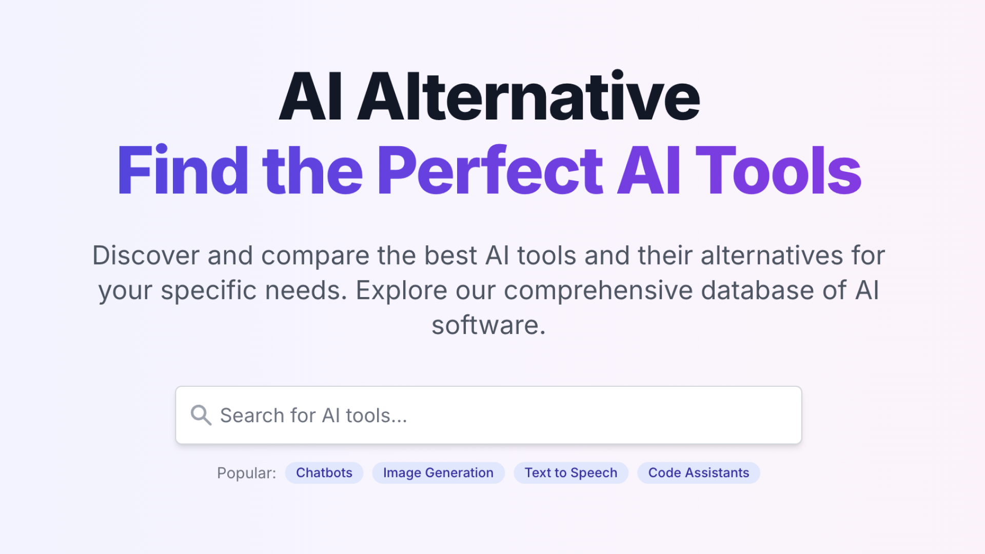 AI Alternative screenshot