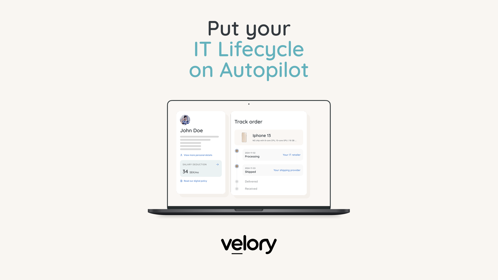 Velory screenshot