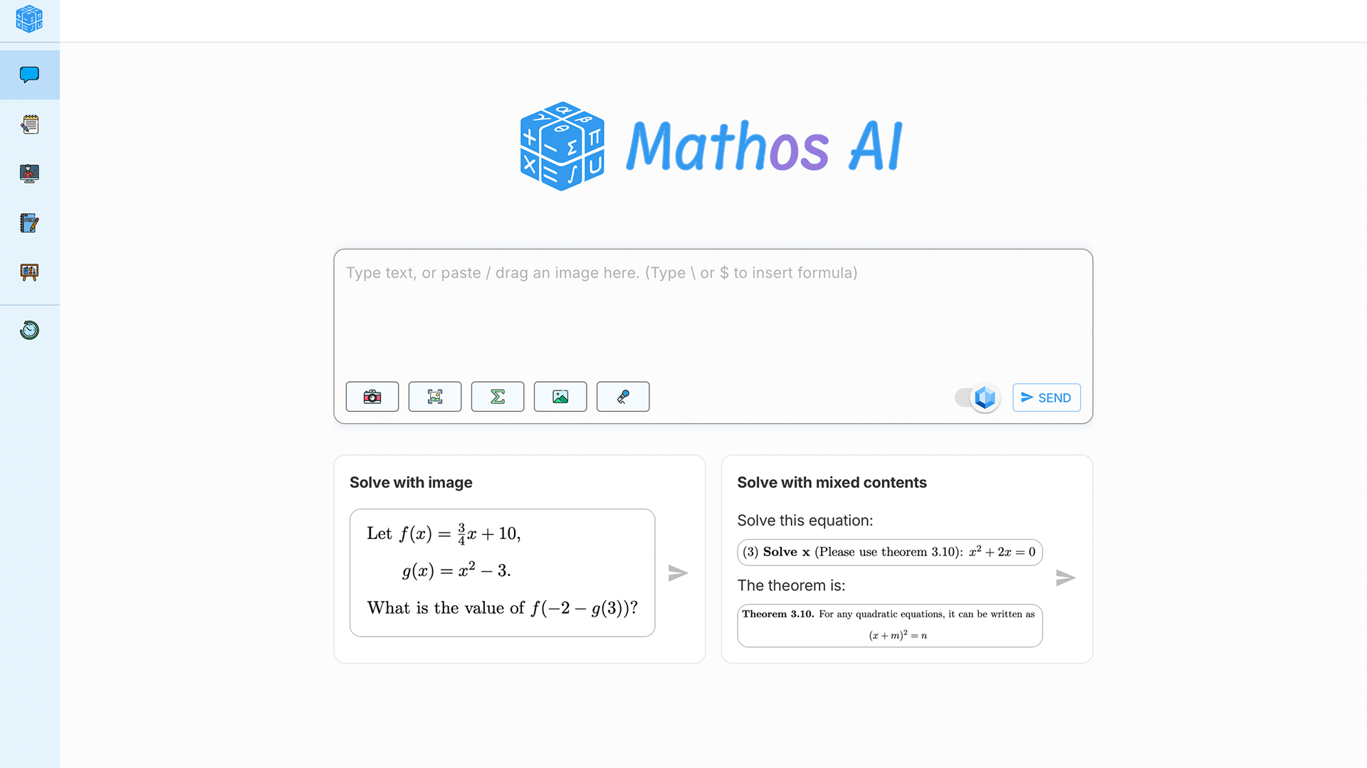 Mathos AI screenshot
