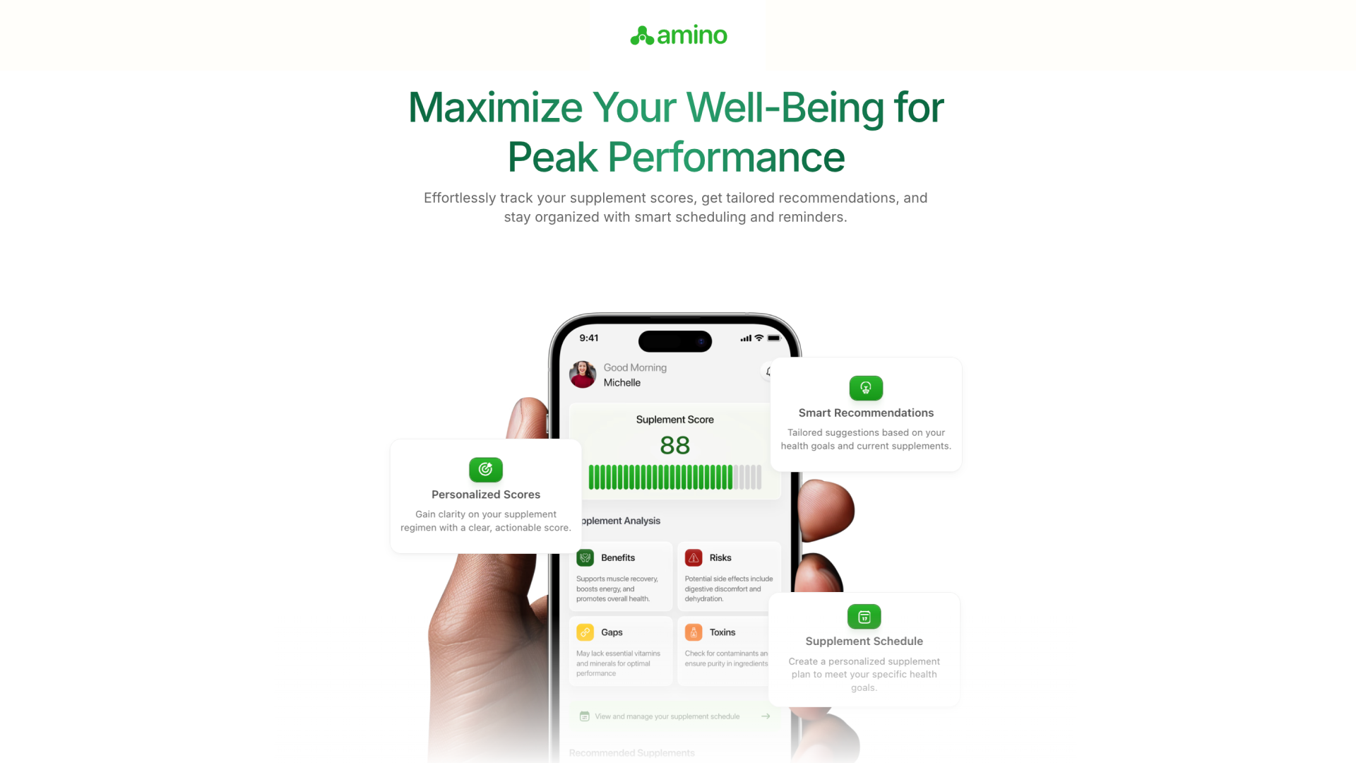 Amino: Supplement Scanner screenshot