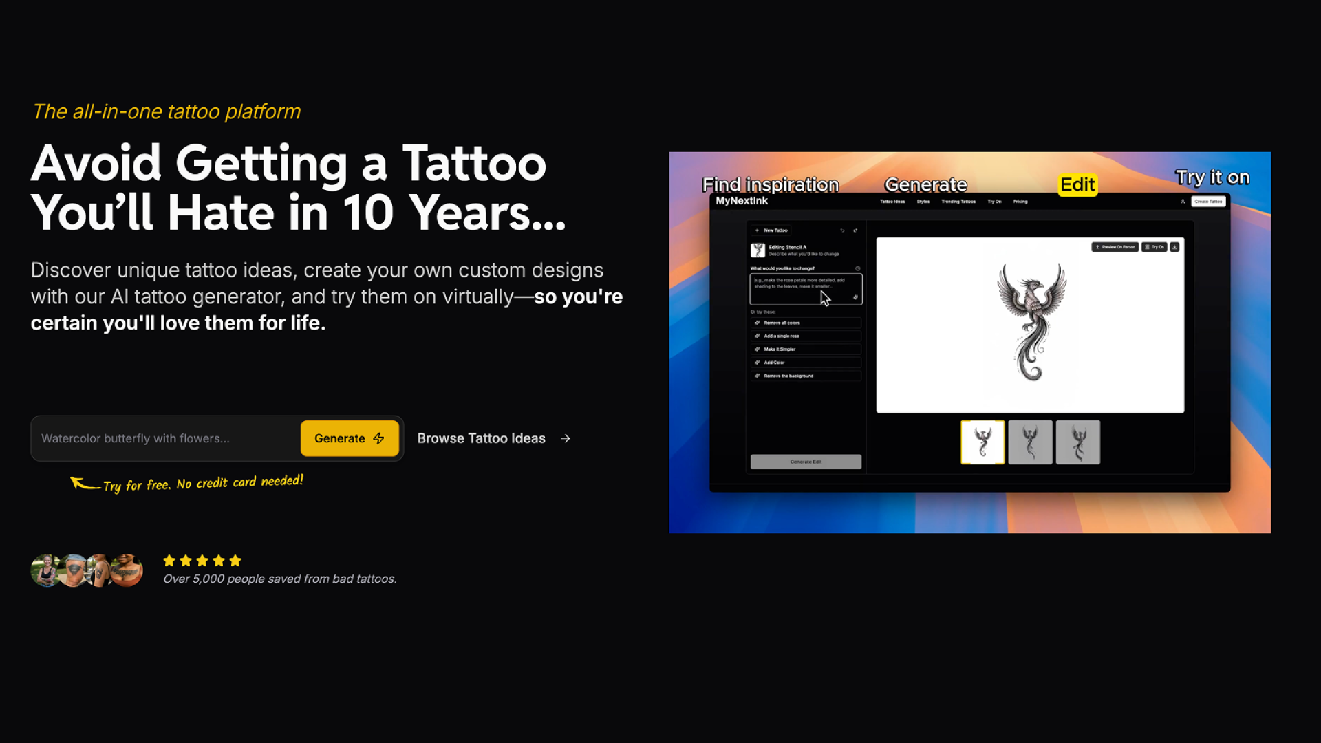 MyNextInk screenshot