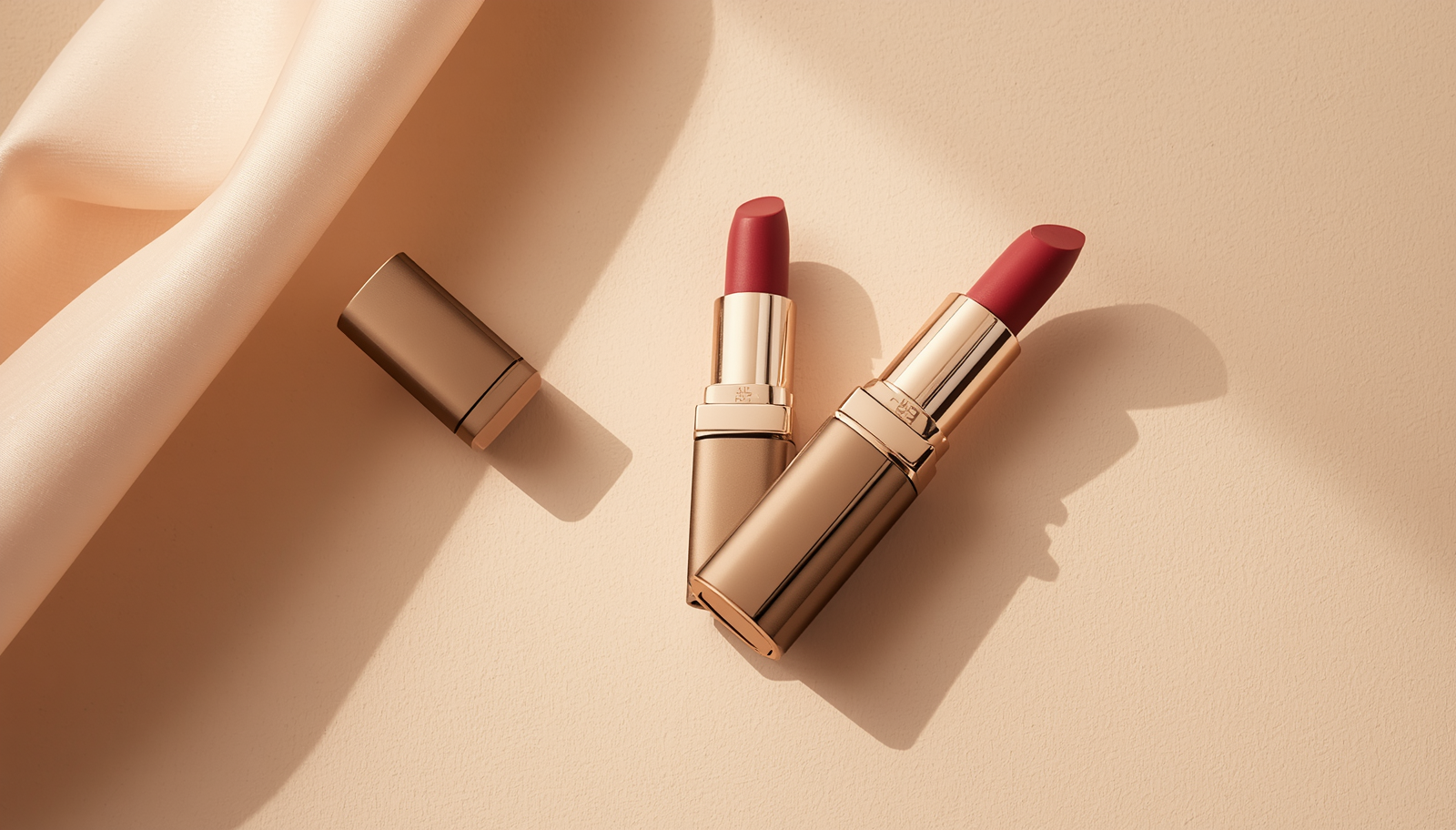 Beige Metallic Luxury Lipstick
