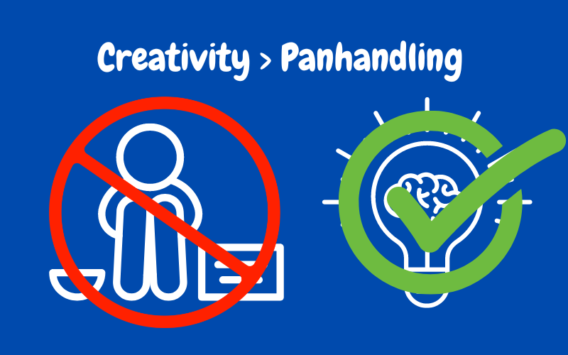 Creative Support vs Panhandling