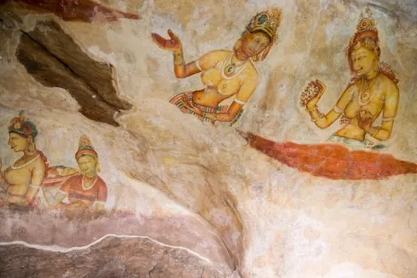Sigiriya Frescoes & Mirror Wall