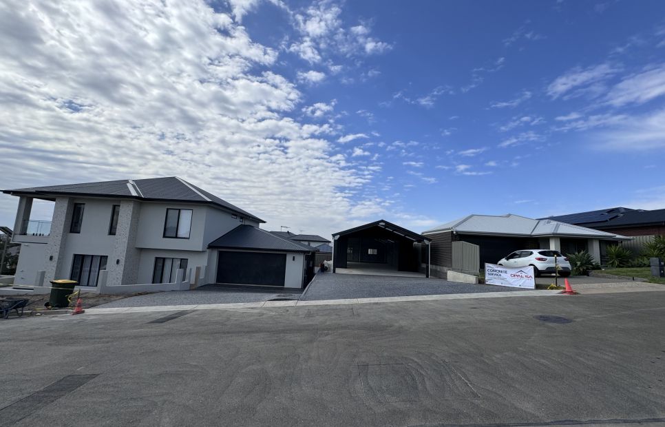 Residential concreting project