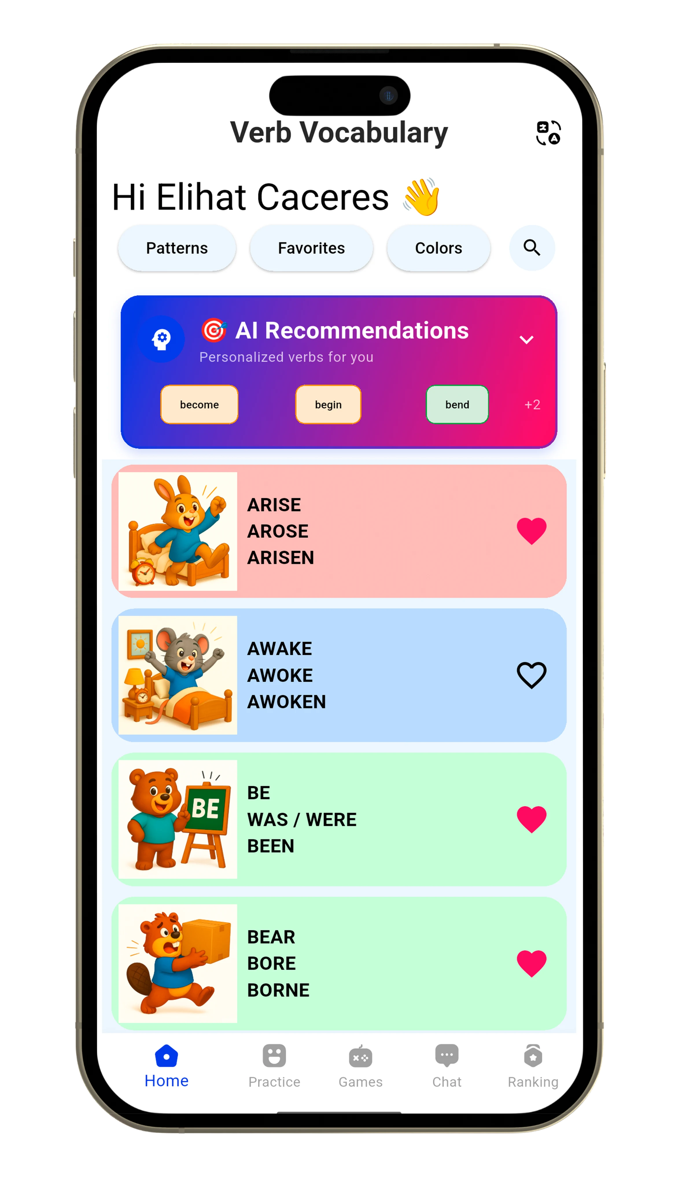 FoxyVerbs AI App