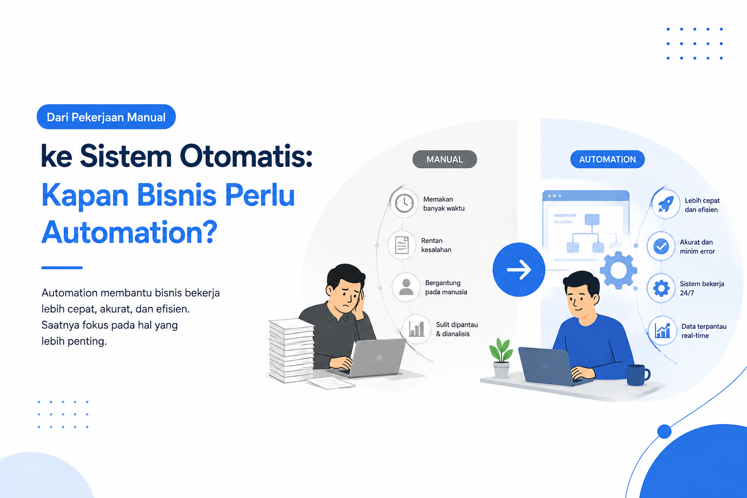 Dari Pekerjaan Manual ke Sistem Otomatis: Kapan Bisnis Perlu Automation?