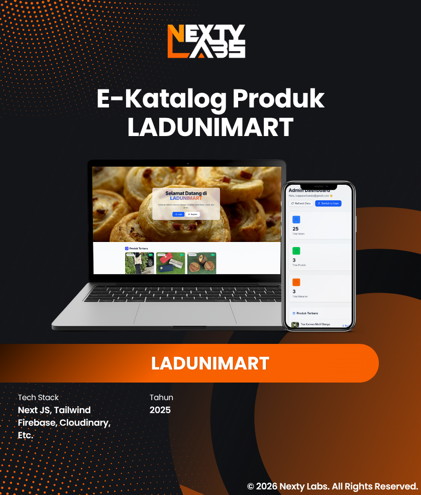Project E-Katalog Produk - LADUNIMART Nexty Labs