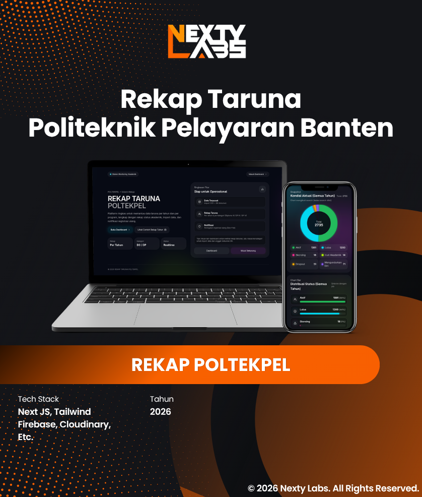 Project Rekap Taruna Politeknik Pelayaran Nexty Labs