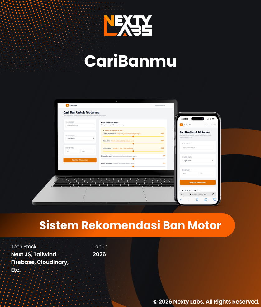 Project Sistem Rekomendasi Ban Motor Nexty Labs