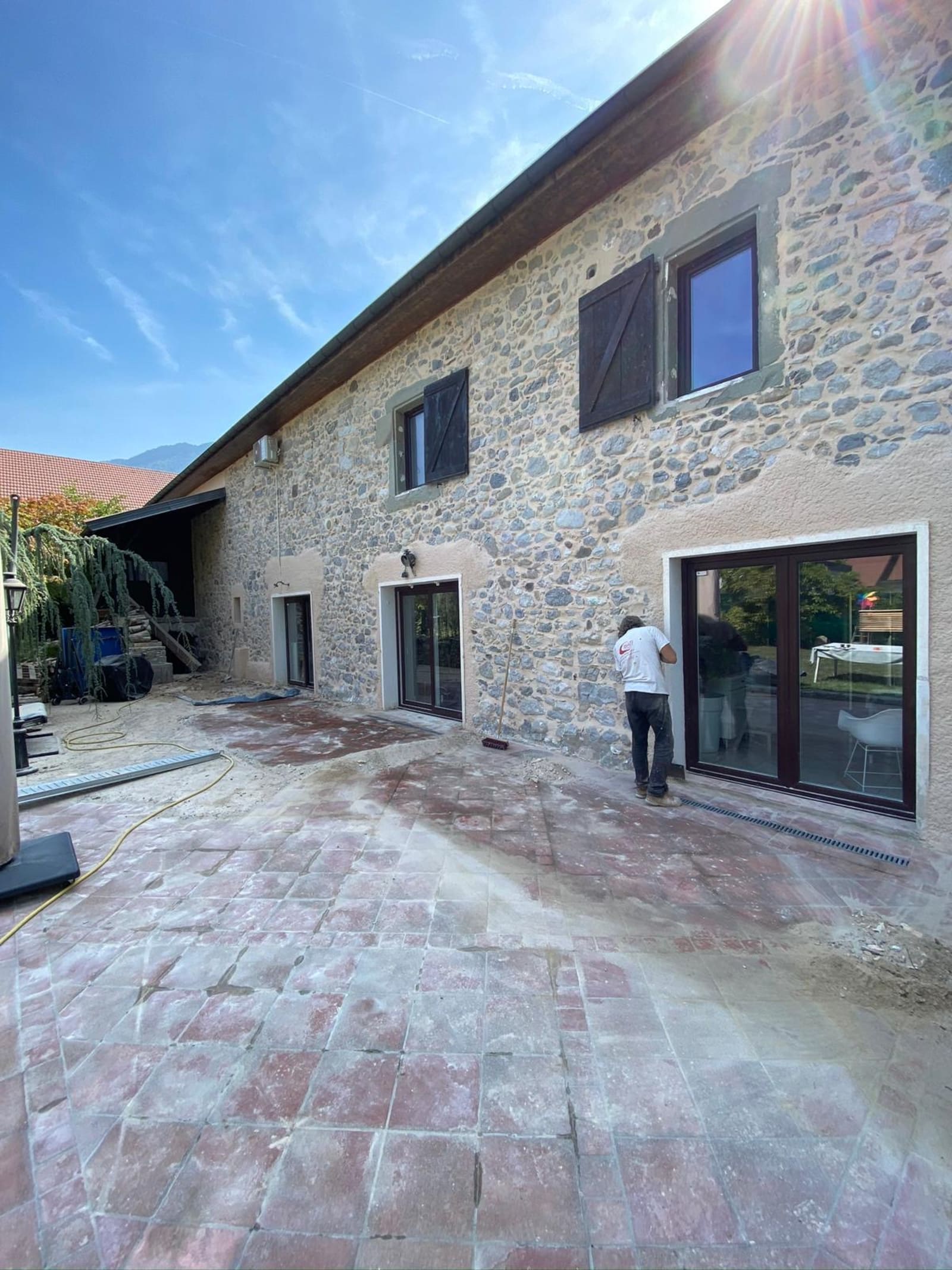 Finition enduite sur façade