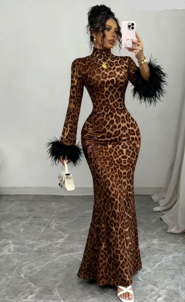 Elegant Mermaid Hem Long Dress.