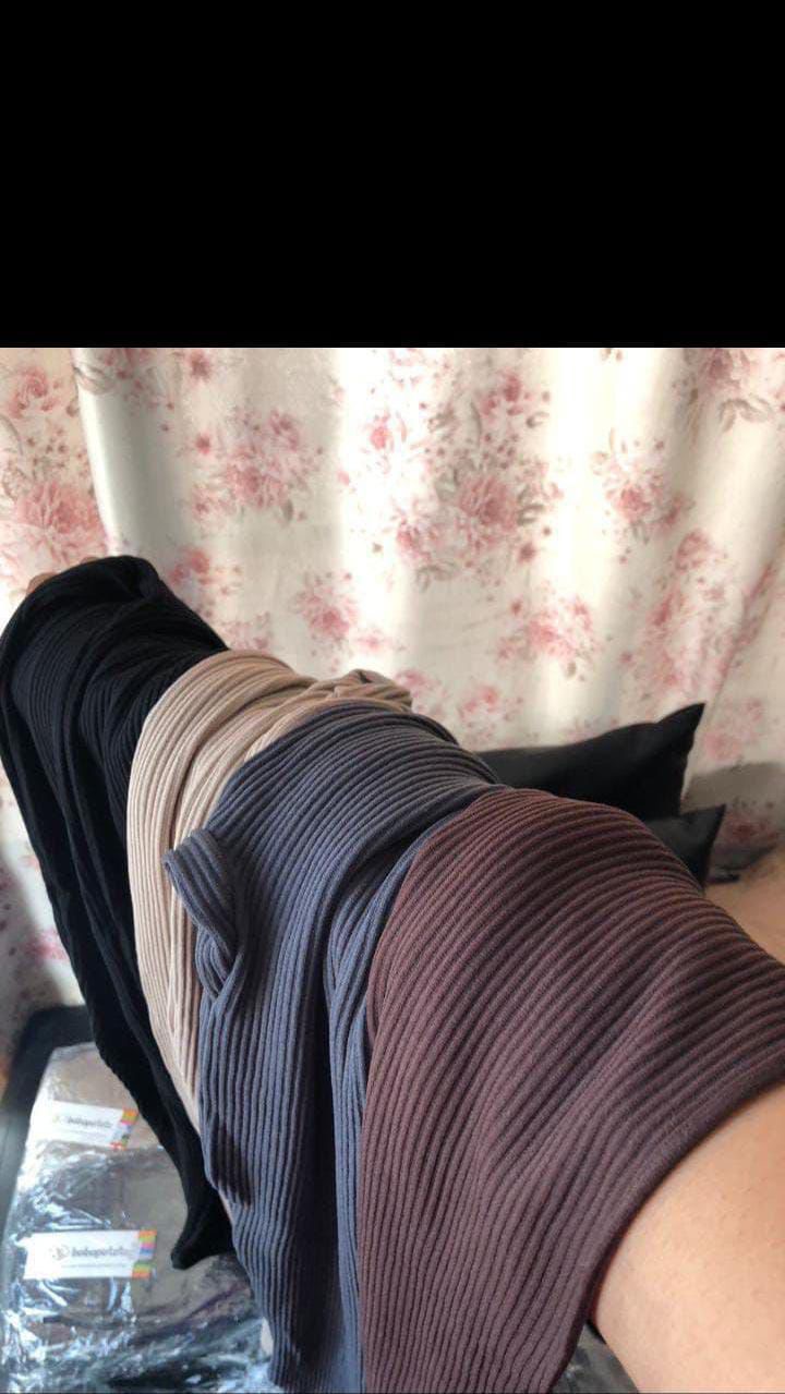 Ribbed tights