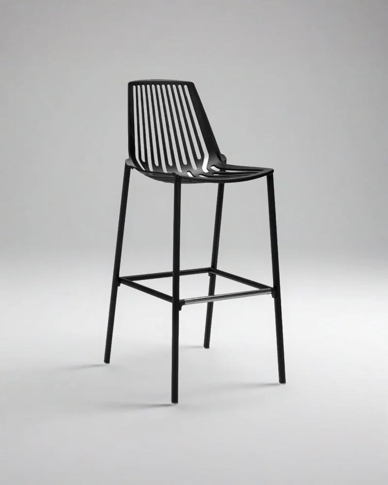 Plastic Stool Black