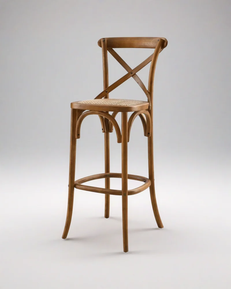 Crossback Stool Wooden
