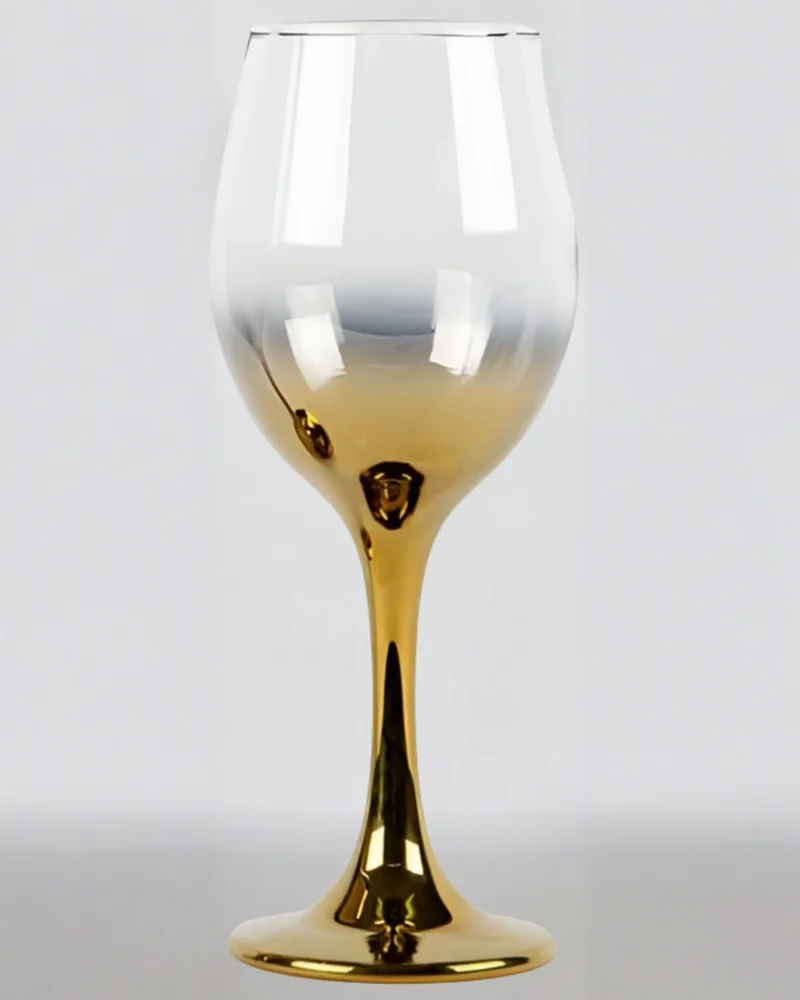 Gold Ombre Wine Glass