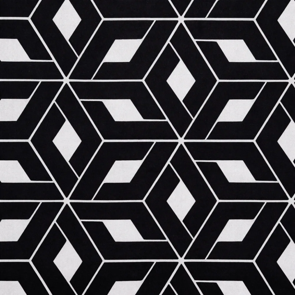 Pattern Napkin Black and White