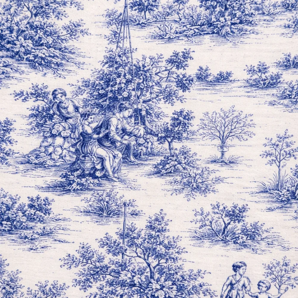 Tablecloth Waverly Country Life in Blue