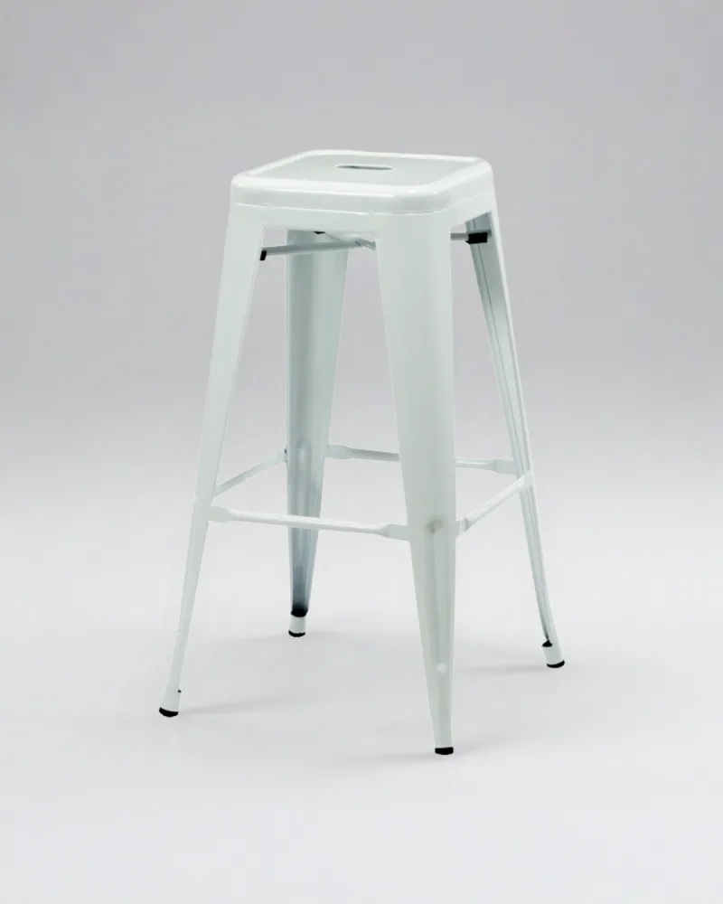 Metal Stool White