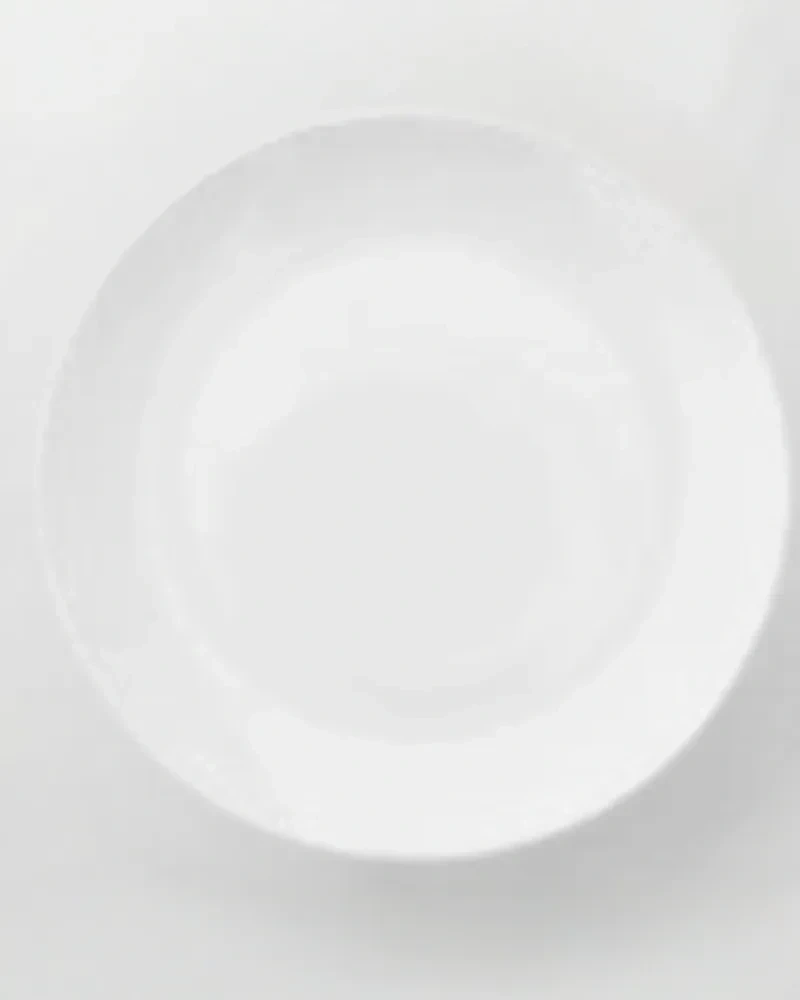 White Round Set Side Plate