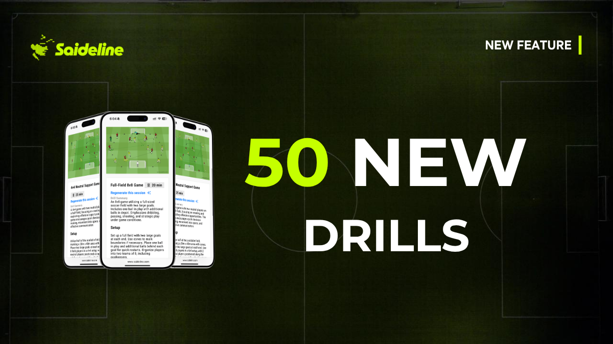 New in Saideline: 50 Fresh Game Forms From Professional Coaches — Especially for Youth Training