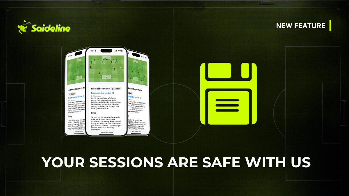 New in Saideline: Every Past Session, One Click Away