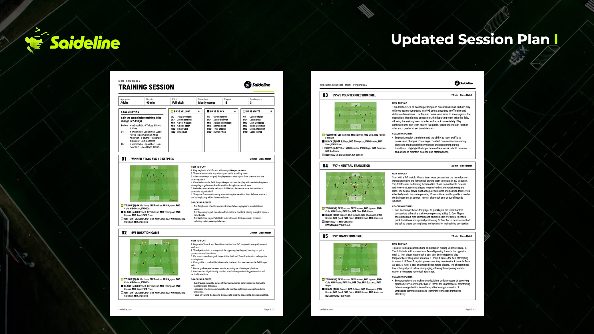 Your Printable Soccer Practice Plan, Redesigned: Everything on Two Pages