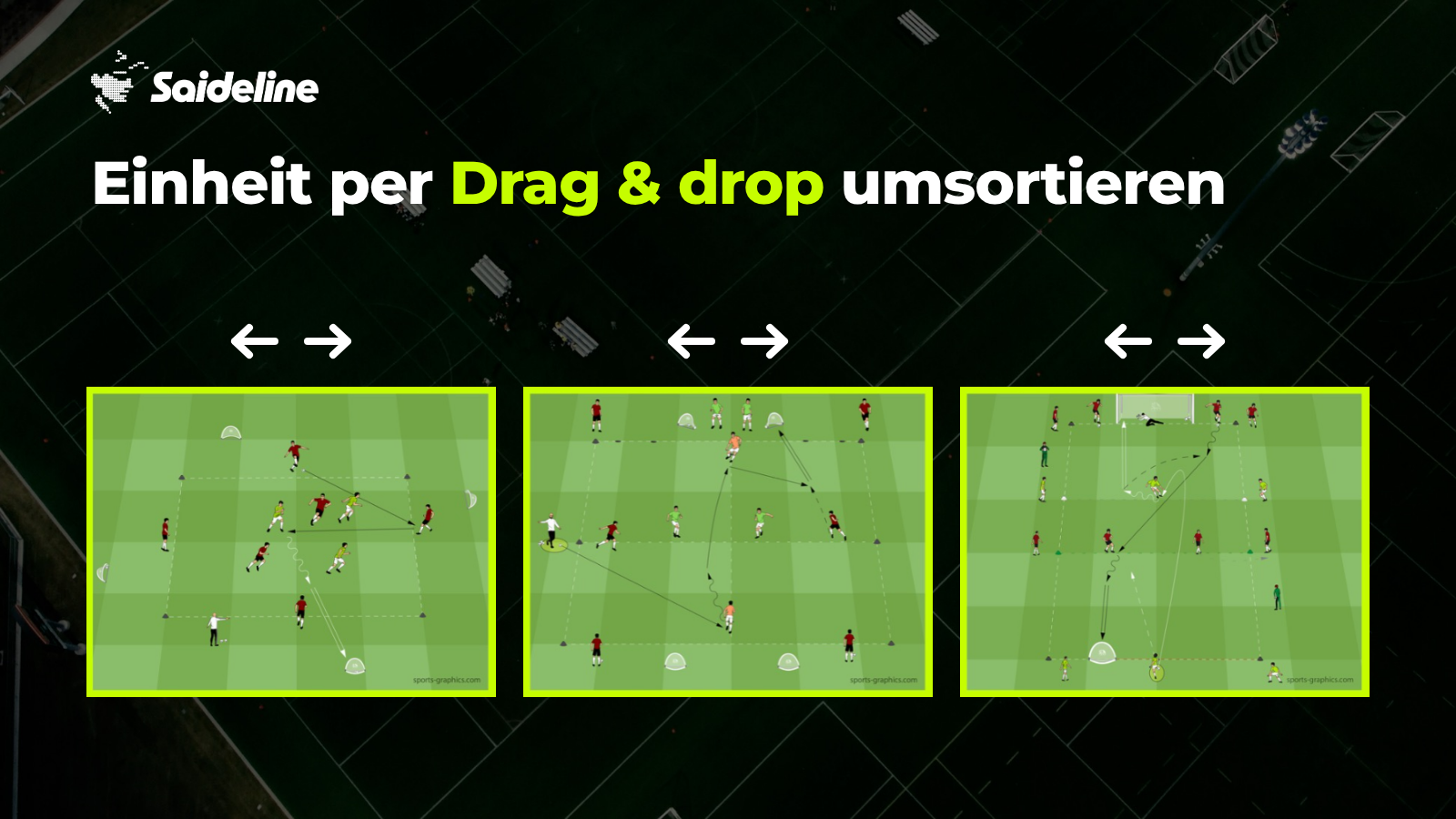 Drills per Drag & drop umsortieren