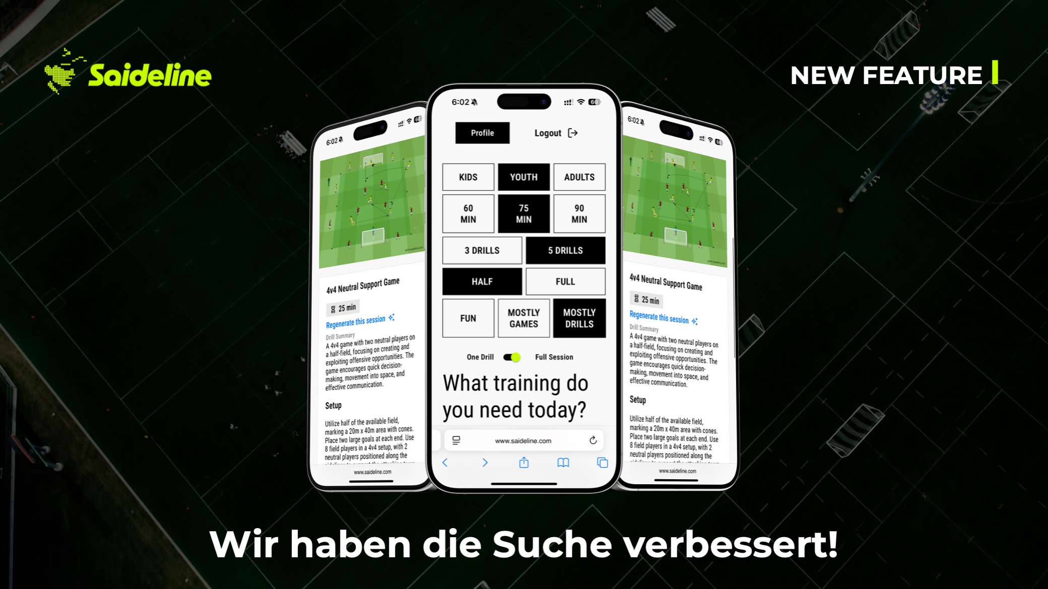 Trainingseinheit suchen: Die Suche, die wirklich versteht, was du meinst