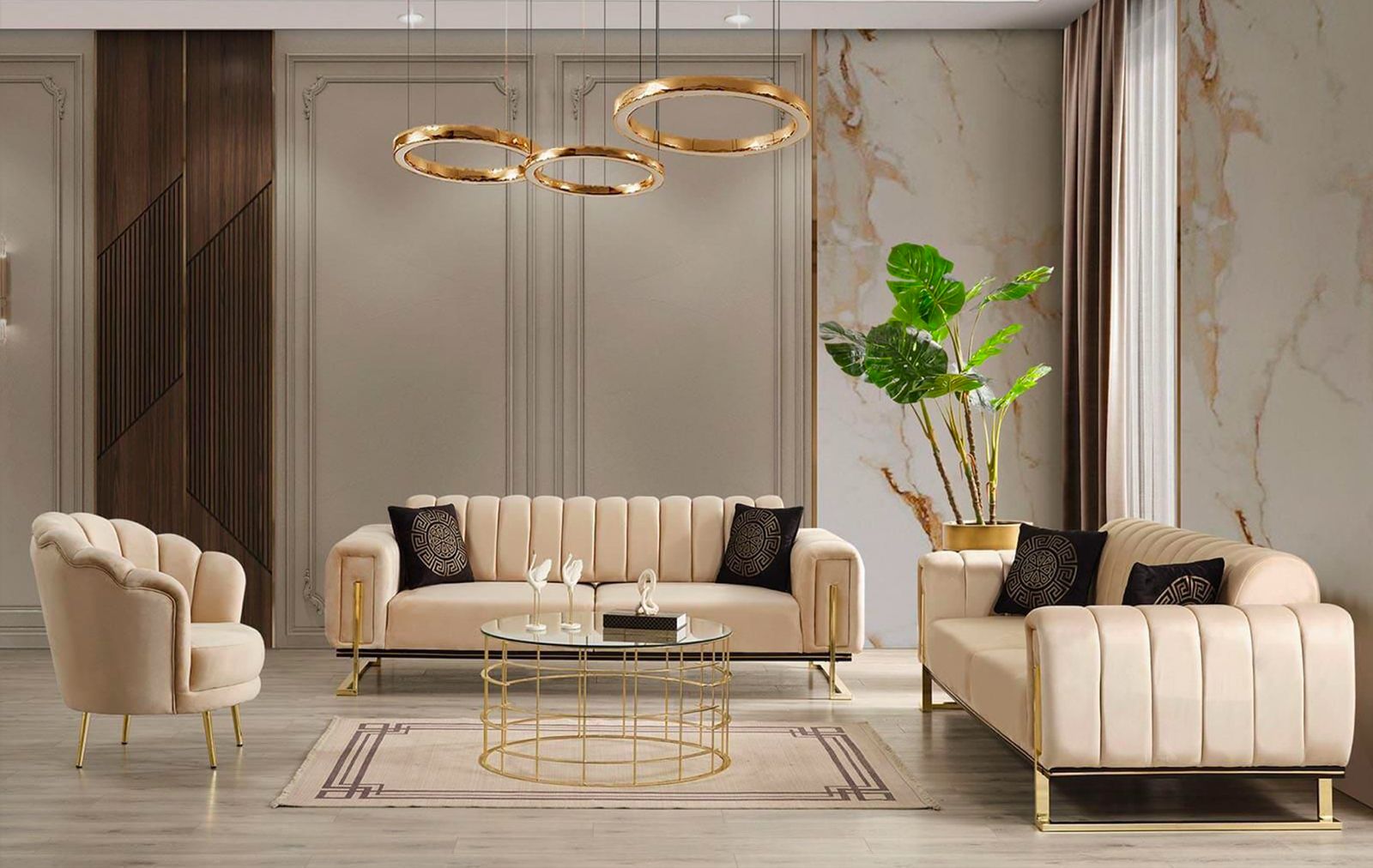 İstanbul Yarmalı Sofa