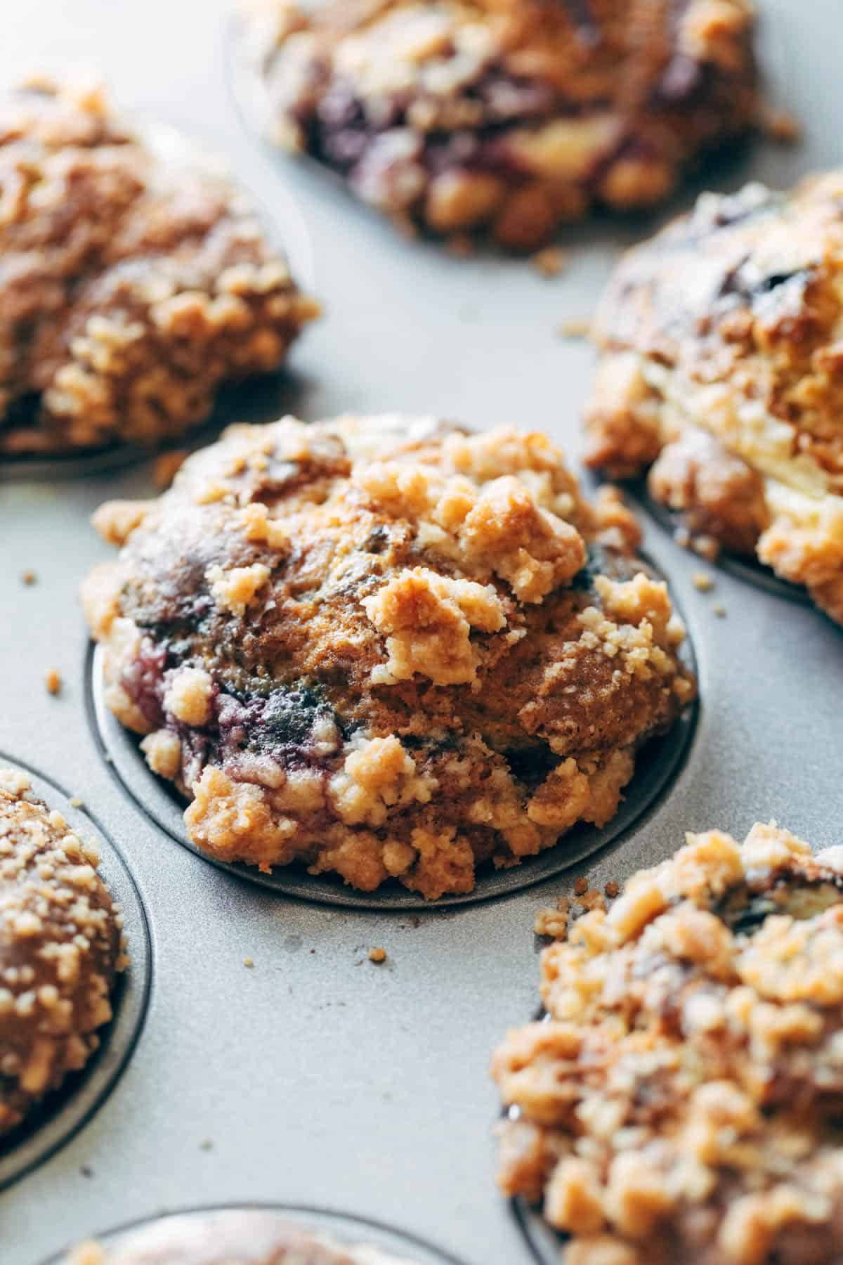 Triple Berry Cheesecake Muffins