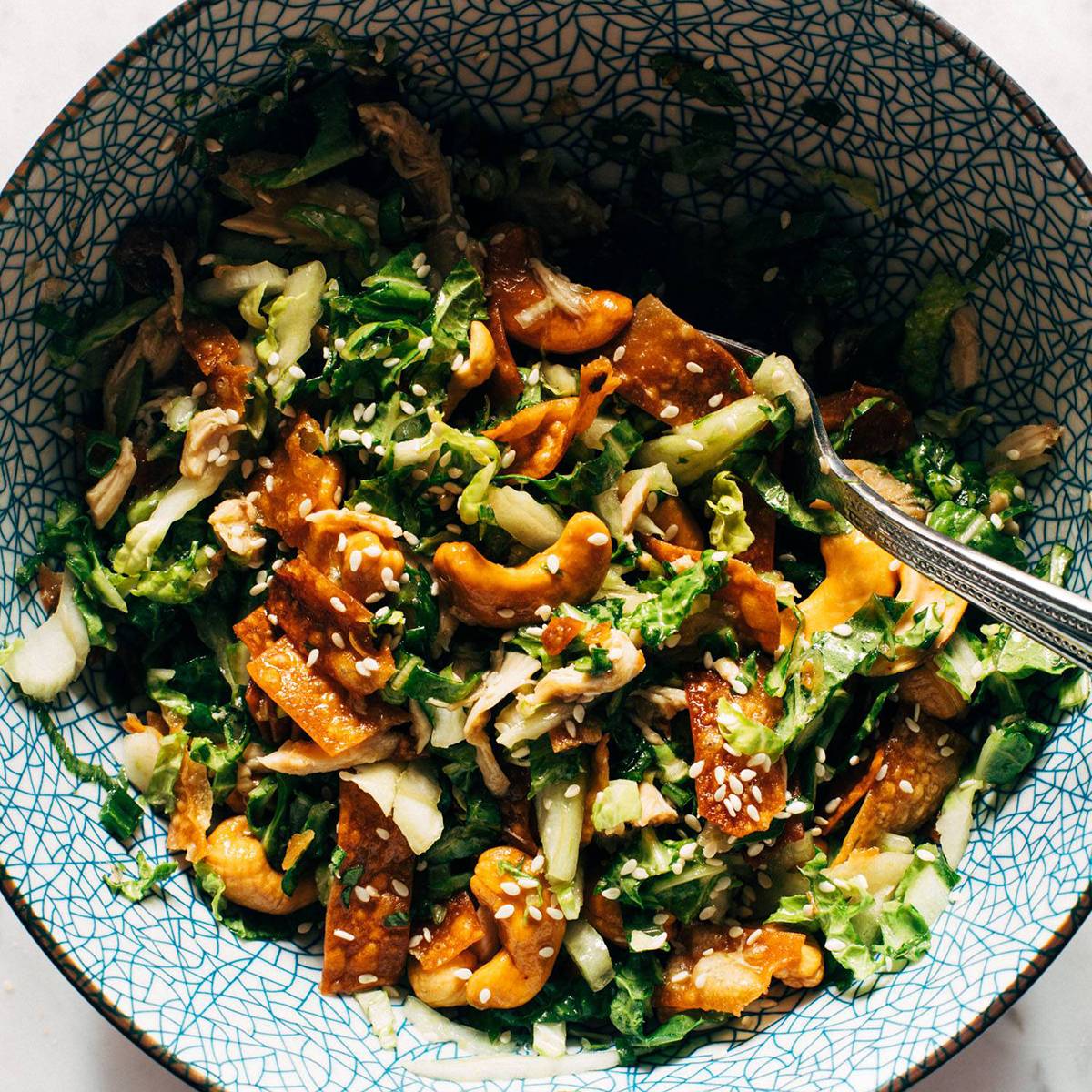 Napa Chicken Salad with Sesame Dressing