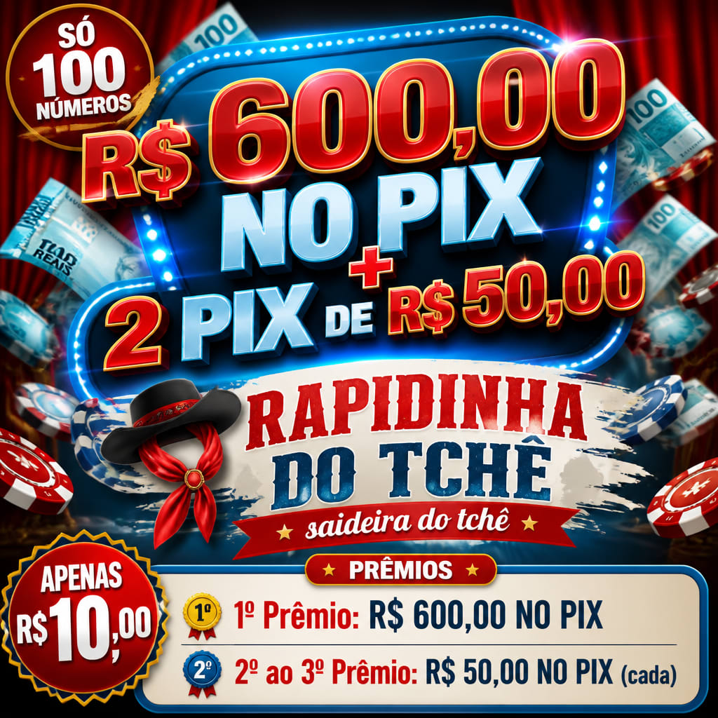 R$ 600,00 NO PIX + 2 PIX DE R$ 50,00