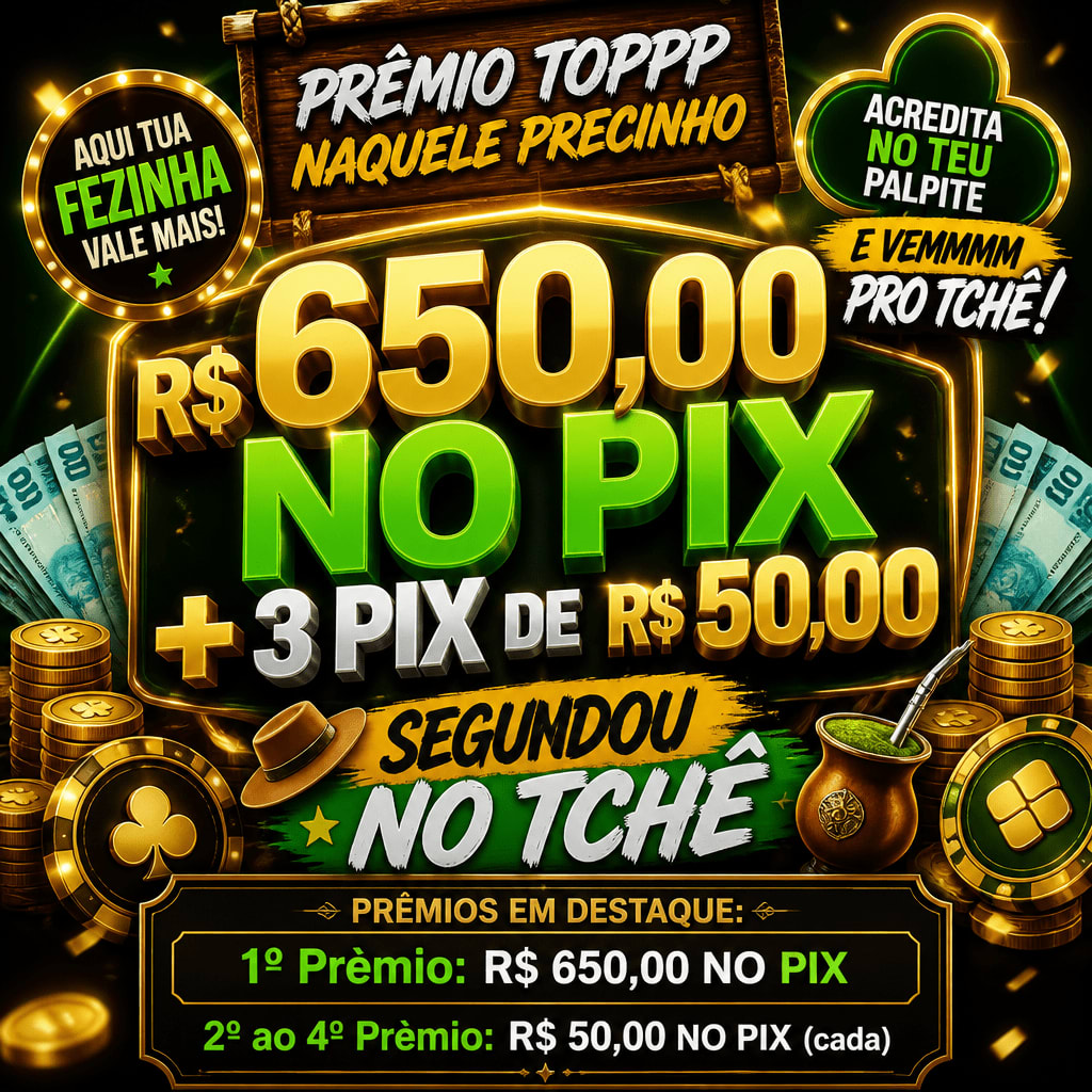 R$ 650,00 NO PIX + 3 PIX DE R$ 50,00