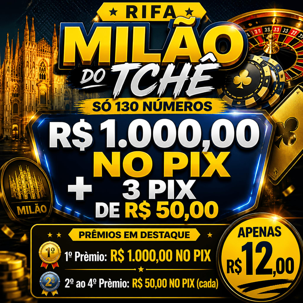 R$ 1.000,00 NO PIX + 3 PIX DE R$ 50,00