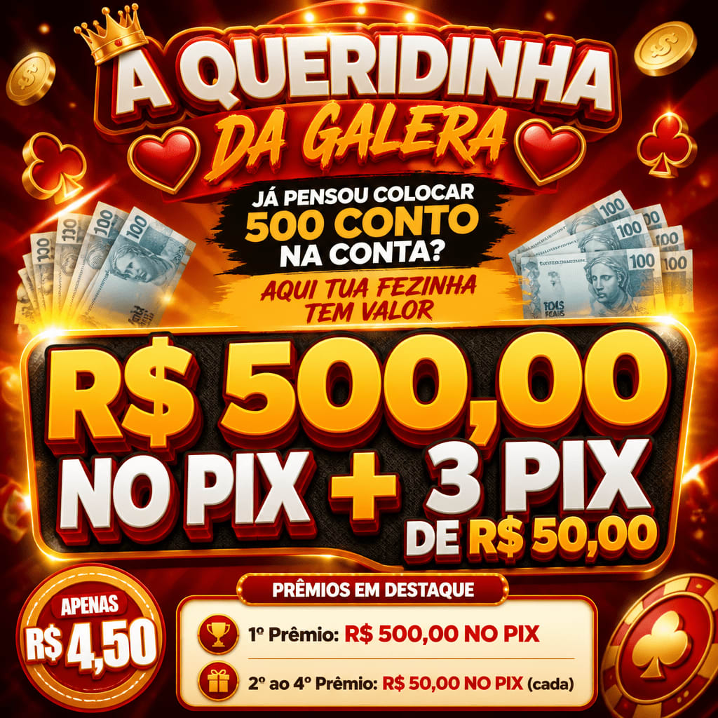 R$ 500,00 NO PIX + 3 PIX DE R$ 50,00