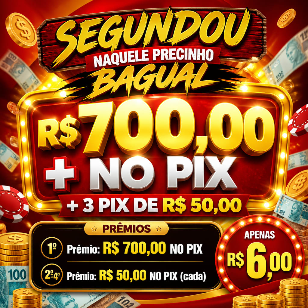 R$ 700,00 NO PIX + 3 PIX DE R$ 50,00