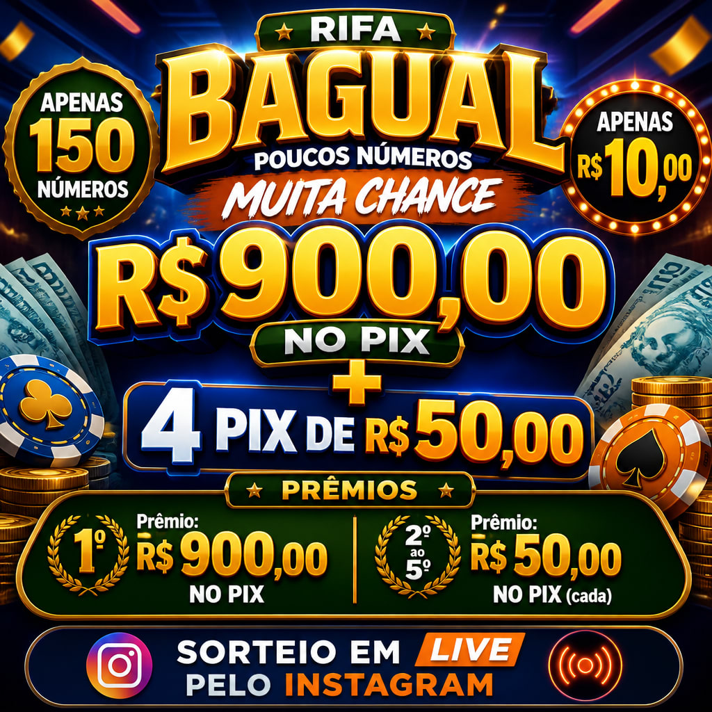 R$ 900,00 NO PIX + 4 PIX DE R$ 50,00