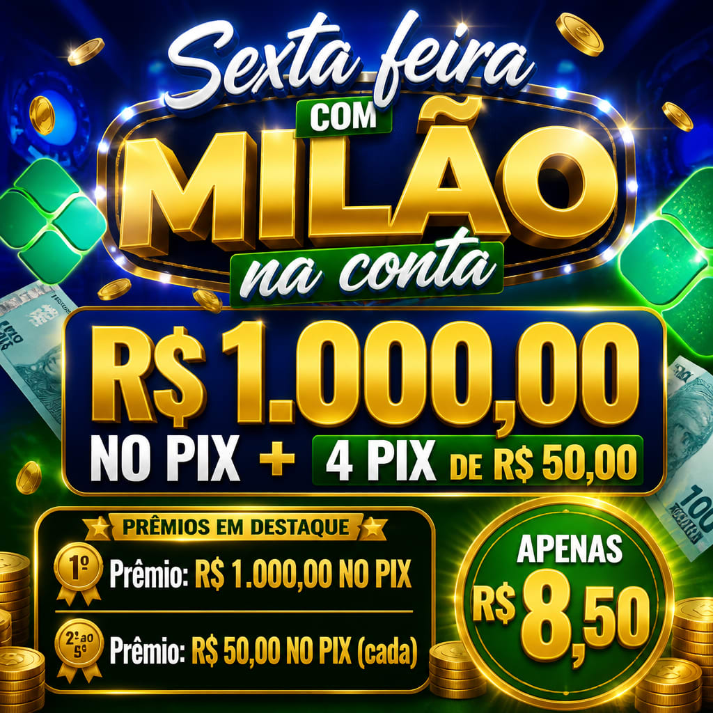 R$ 1.000,00 NO PIX + 4 PIX DE R$ 50,00