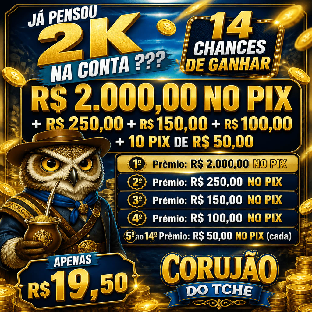 R$ 2.000,00 NO PIX + R$ 250,00  + R$  150,00 + R$ 100,00 + 10 PIX DE R$ 50,00