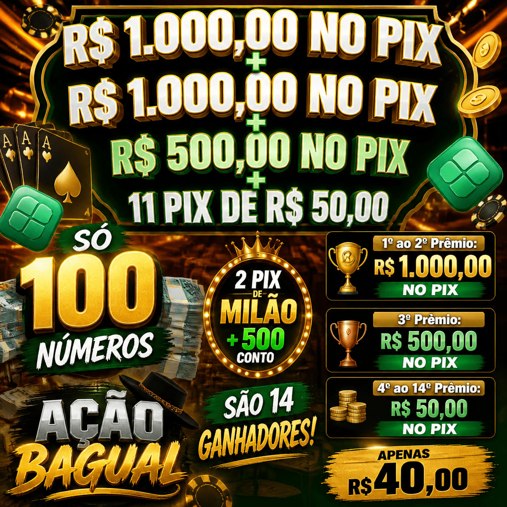 R$ 1.000,00 NO PIX + R$ 1.000,00 NO PIX + R$ R$ 500,00 NO PIX + 11 PIX DE R$ 50,00