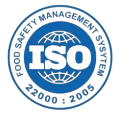 ISO 22000 certification logo